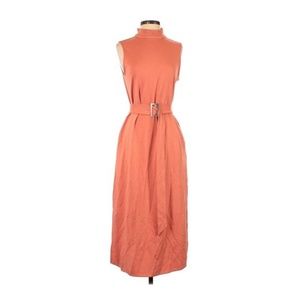Prologue Women's Dress Large Orange Belted S